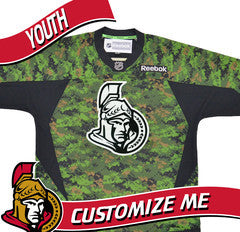 Ottawa Senators Premier Canadian Forces Jersey - Youth (Customized)